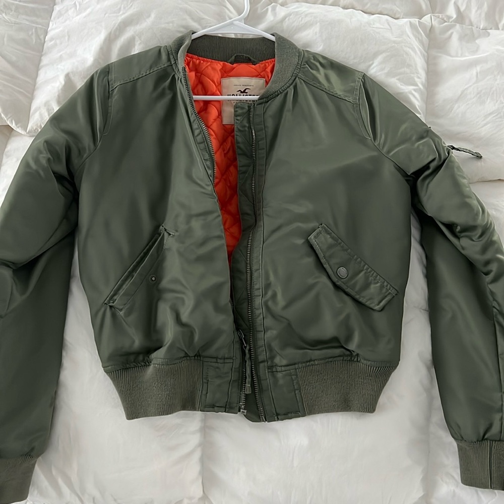 Hollister bomber jacket
